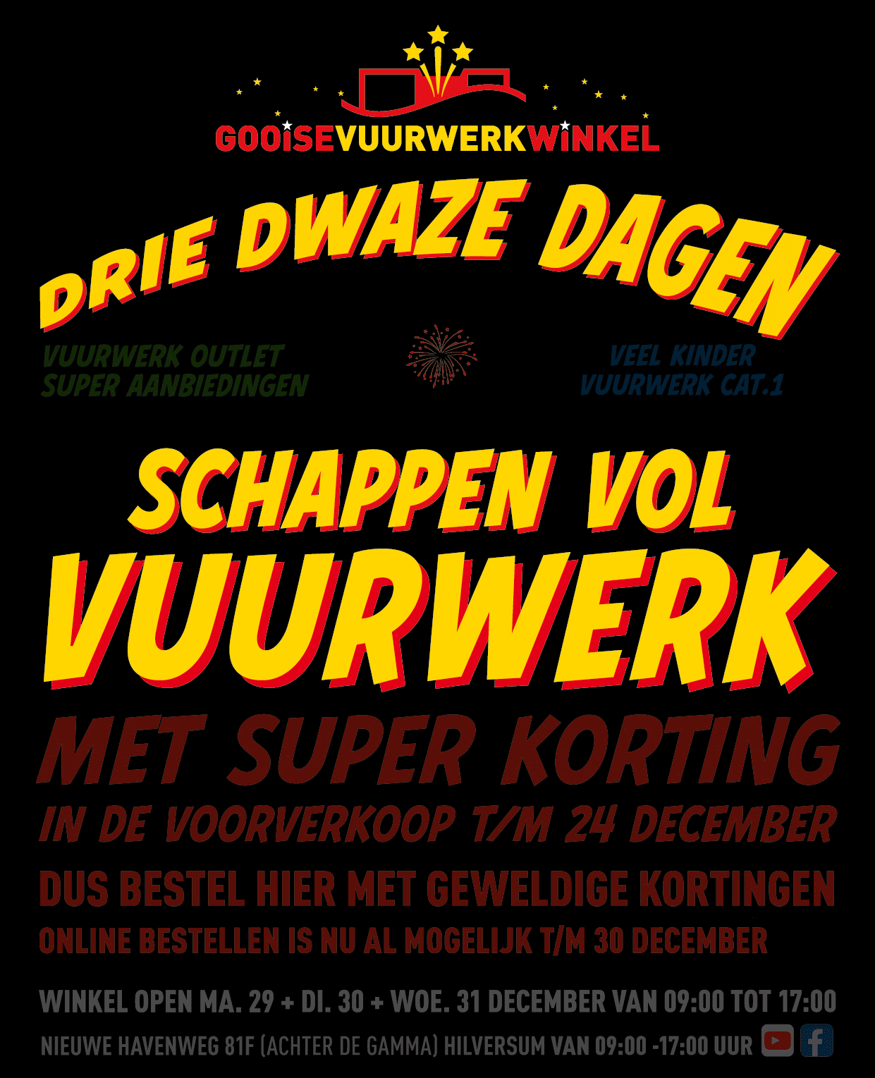 Gooise Vuurwerk Winkel - bestel vuurwerk 2025